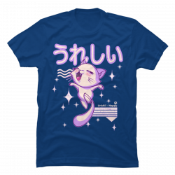 japanese cat t shirt